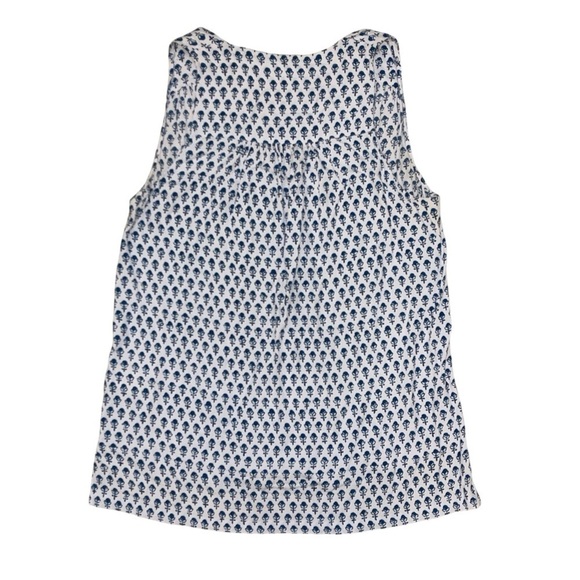 Rebecca Taylor Exclusive blue and white floral blouse women’s size 0 - Picture 3 of 7